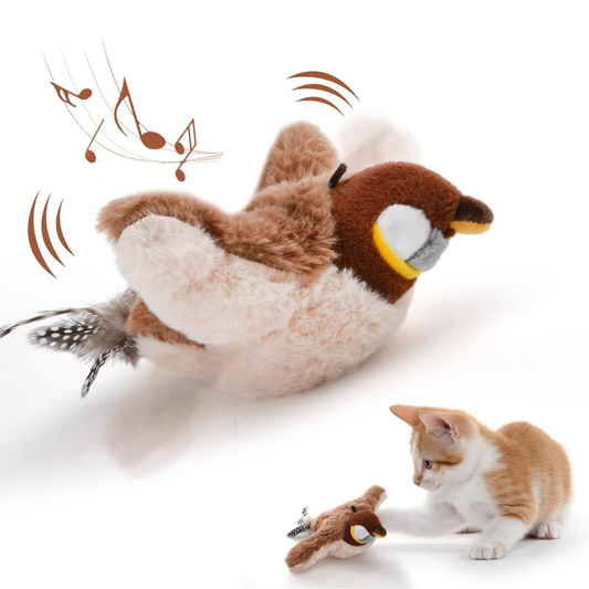 Flapping Bird Cat Toy | Interactive Bird Toy for Cats