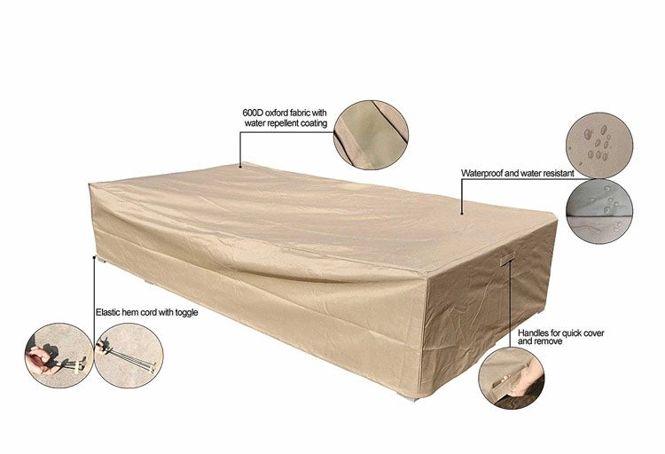 Outdoor Wicker Furniture Sofa Weather Winter Cover