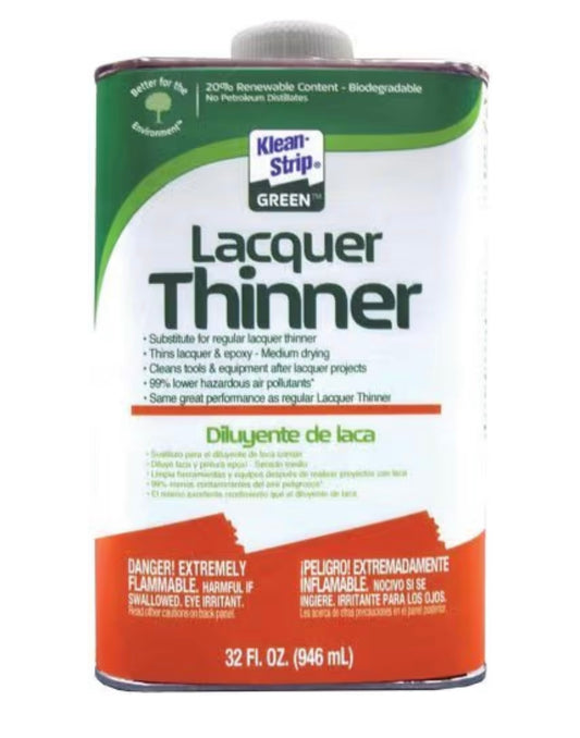 Lacquer Thinner Klean-Strip Green QKGL75009 Lacquer Thinner, 1-Quart FREE SHIPPING