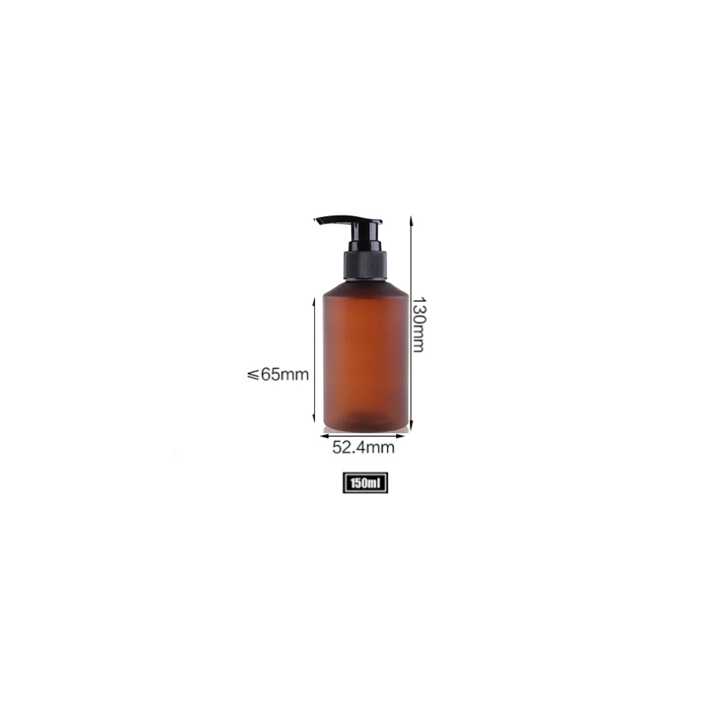 Reusable Shampoo Shower Gel Conditioner Soap Pump Bottle Body Wash Lotion Empty Dispenser For Hotel Bathroom 150/200/300/500ml