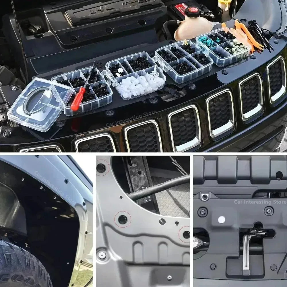 725-Piece Car Clip & Fastener Kit – Ultimate Removal & Replacement Tool!