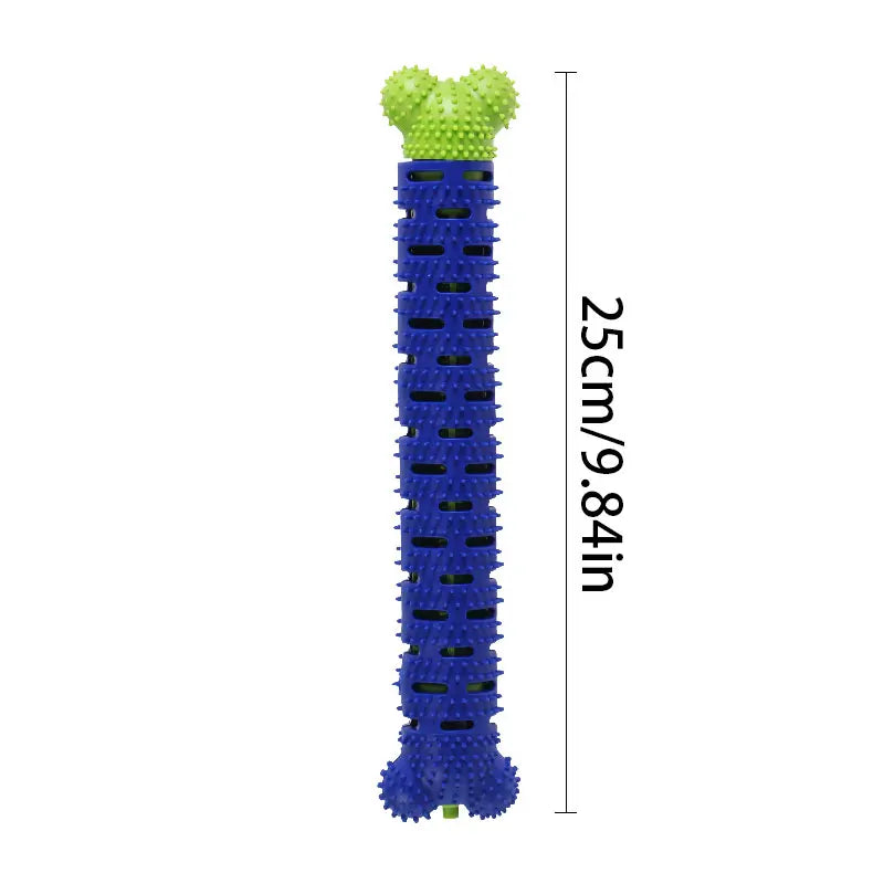 Dog Tooth Grinding Stick – Food-Grade Rubber Toothbrush & Chewing Toy for Teeth Cleaning with Slight Bite Force.