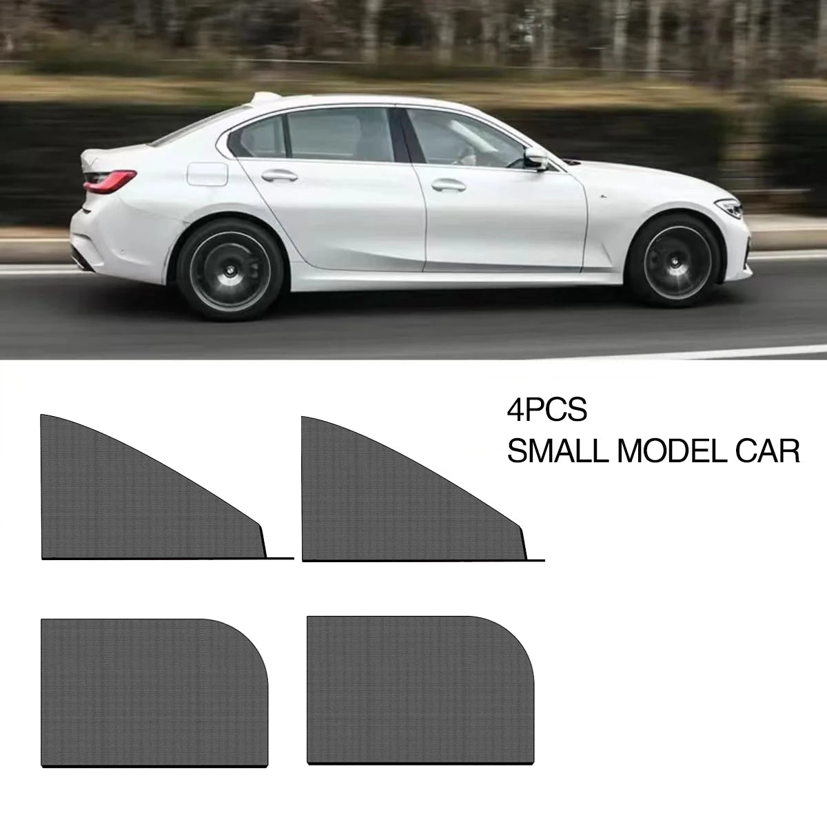 Car Window Mesh Sunshade Heat insulation and sun protection, strong magnetic sunshade, suitable for car side window sunshades