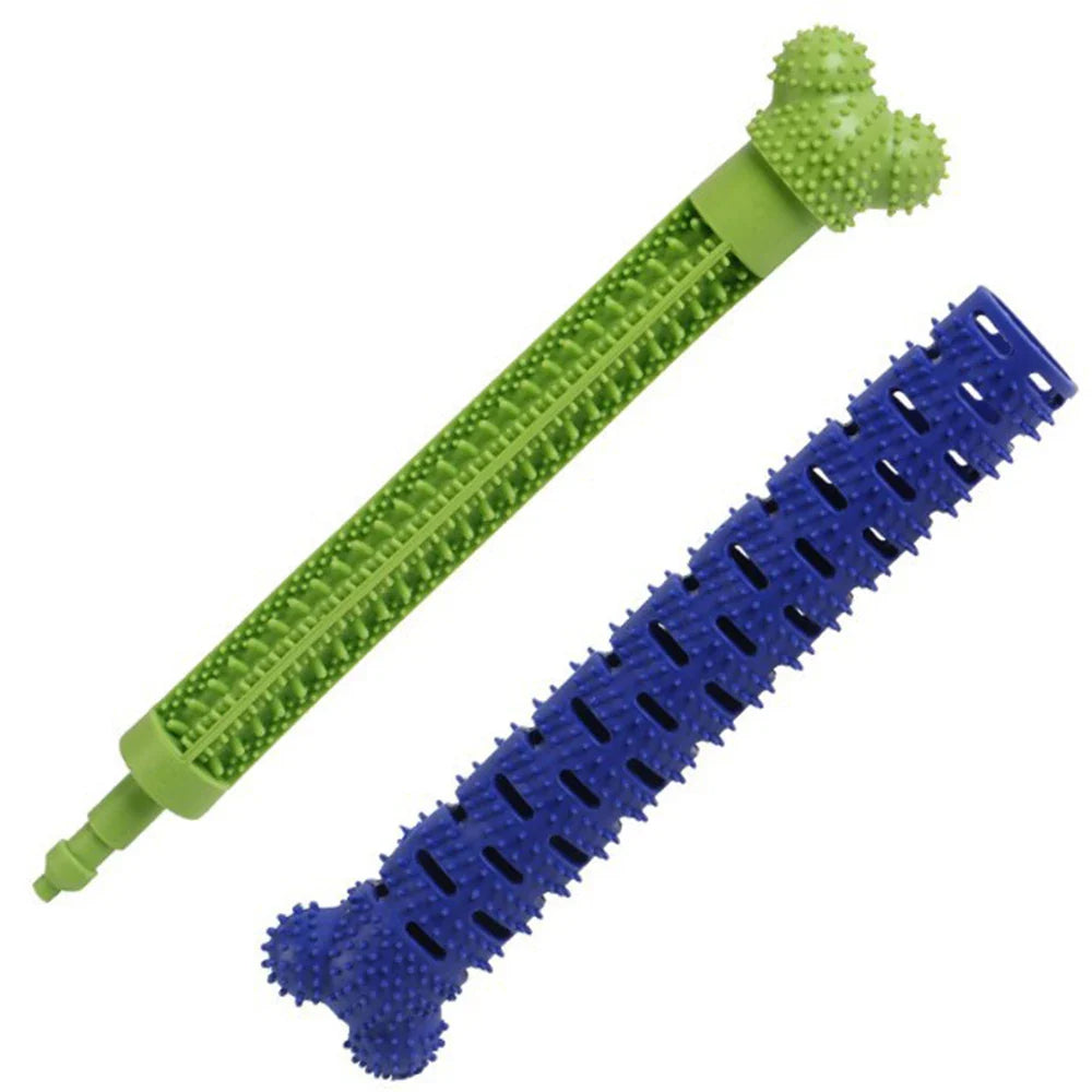 Dog Tooth Grinding Stick – Food-Grade Rubber Toothbrush & Chewing Toy for Teeth Cleaning with Slight Bite Force.