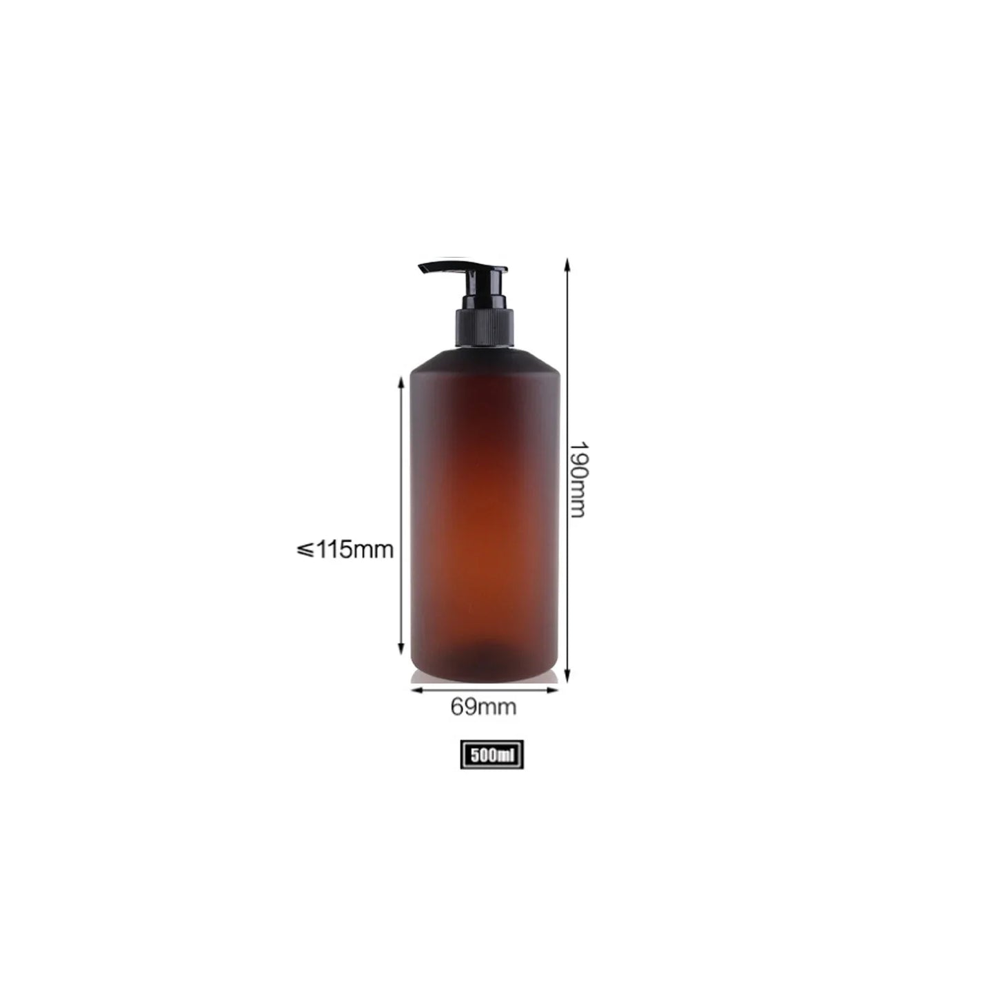 Reusable Shampoo Shower Gel Conditioner Soap Pump Bottle Body Wash Lotion Empty Dispenser For Hotel Bathroom 150/200/300/500ml