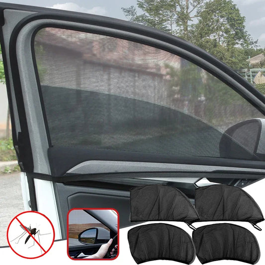 Car Window Mesh Sunshade Heat insulation and sun protection, strong magnetic sunshade, suitable for car side window sunshades