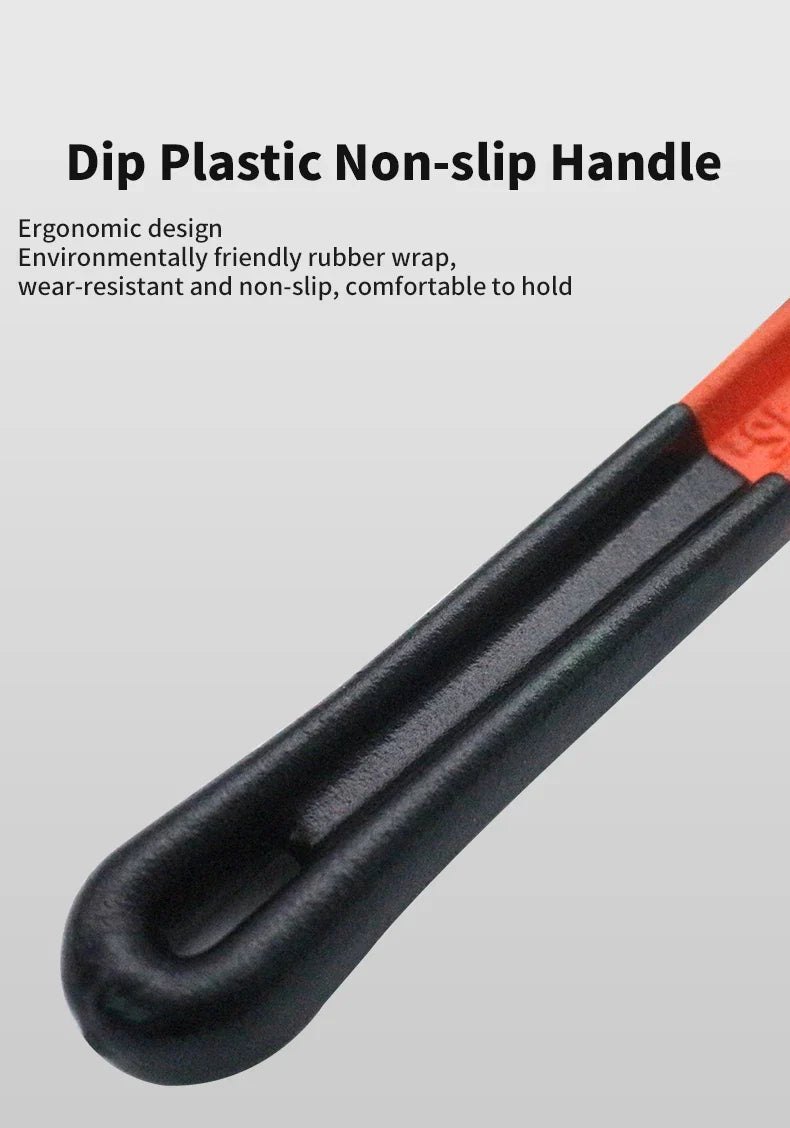SmartGearPros Heavy Duty Pipe Wrench - 8/10/12/14/18 Inch Carbon Steel Plumbing Spanner Universal Adjustable Clamp