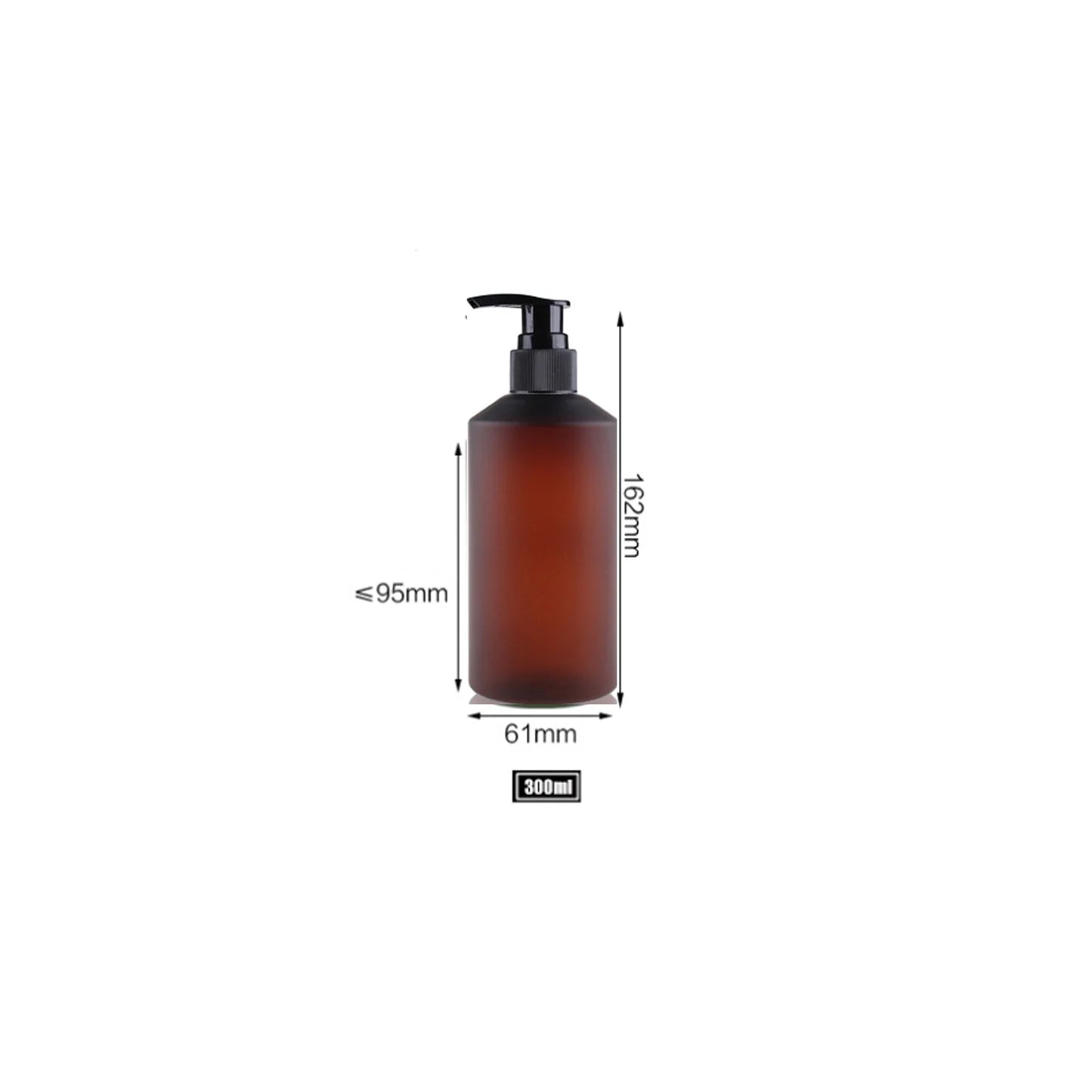 Reusable Shampoo Shower Gel Conditioner Soap Pump Bottle Body Wash Lotion Empty Dispenser For Hotel Bathroom 150/200/300/500ml