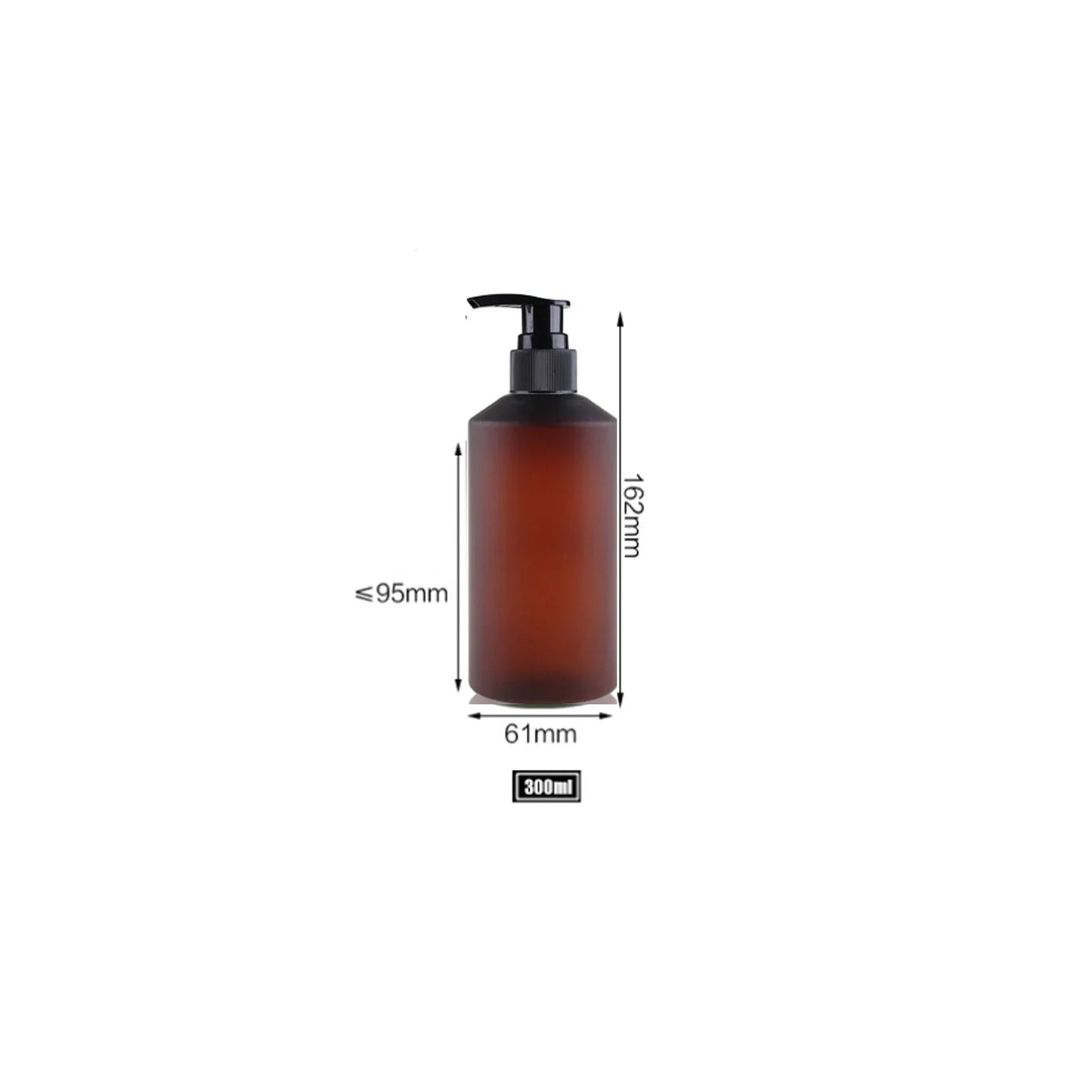 Reusable Shampoo Shower Gel Conditioner Soap Pump Bottle Body Wash Lotion Empty Dispenser For Hotel Bathroom 150/200/300/500ml