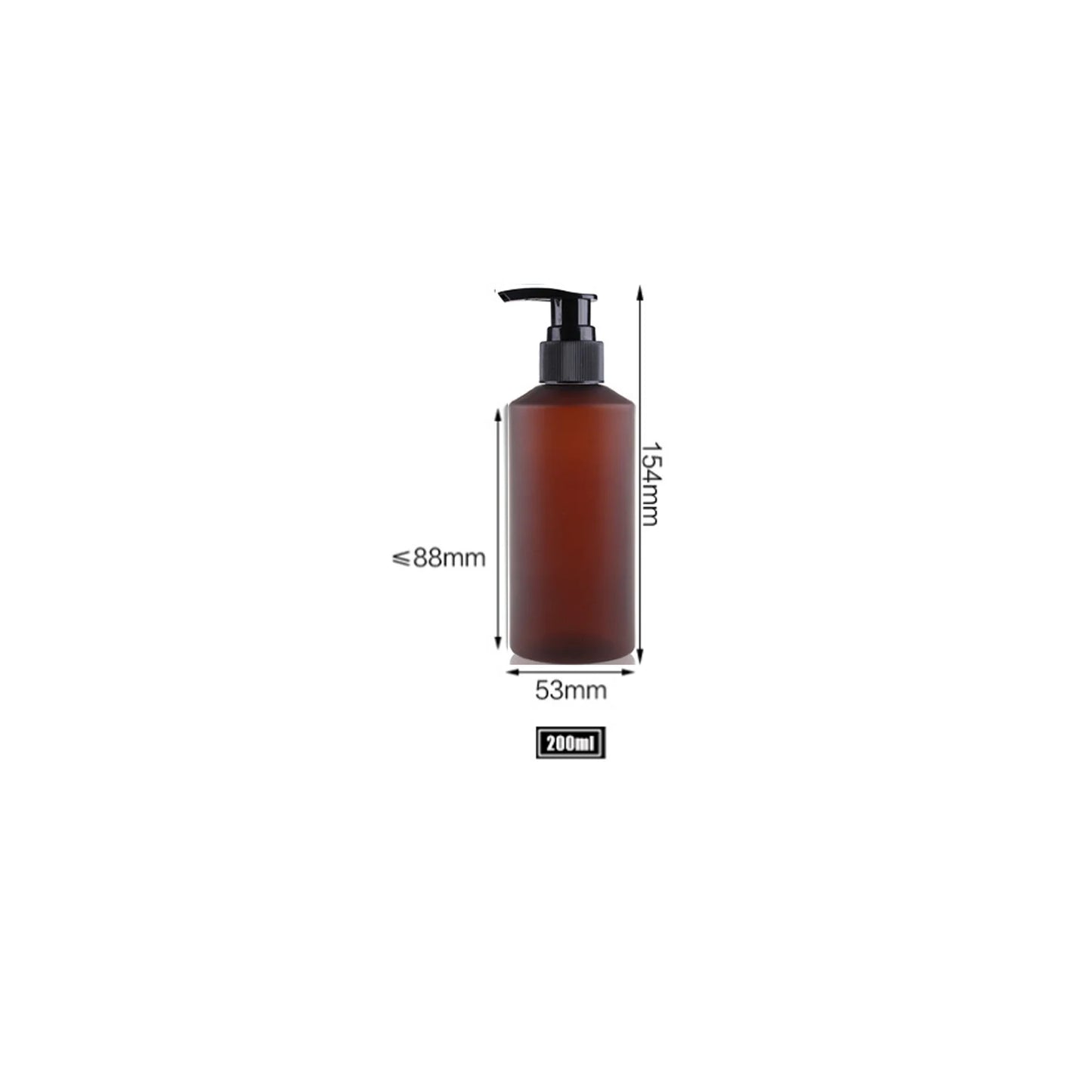 Reusable Shampoo Shower Gel Conditioner Soap Pump Bottle Body Wash Lotion Empty Dispenser For Hotel Bathroom 150/200/300/500ml