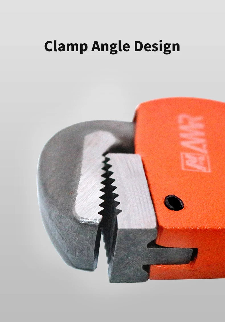 SmartGearPros Heavy Duty Pipe Wrench - 8/10/12/14/18 Inch Carbon Steel Plumbing Spanner Universal Adjustable Clamp