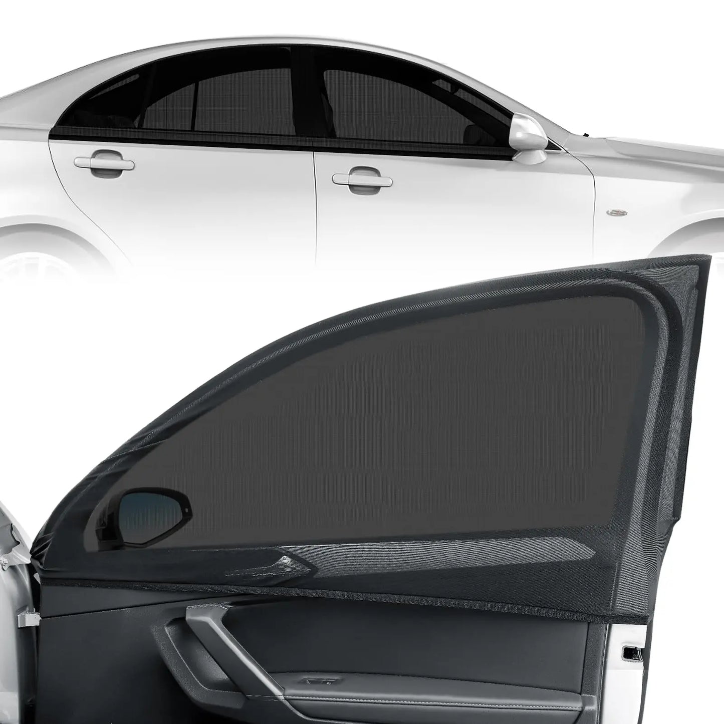 Car Window Mesh Sunshade Heat insulation and sun protection, strong magnetic sunshade, suitable for car side window sunshades