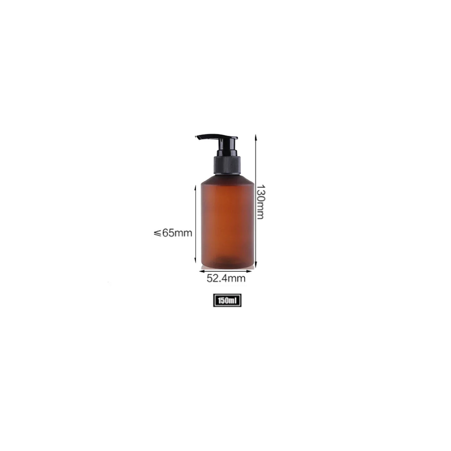 Reusable Shampoo Shower Gel Conditioner Soap Pump Bottle Body Wash Lotion Empty Dispenser For Hotel Bathroom 150/200/300/500ml
