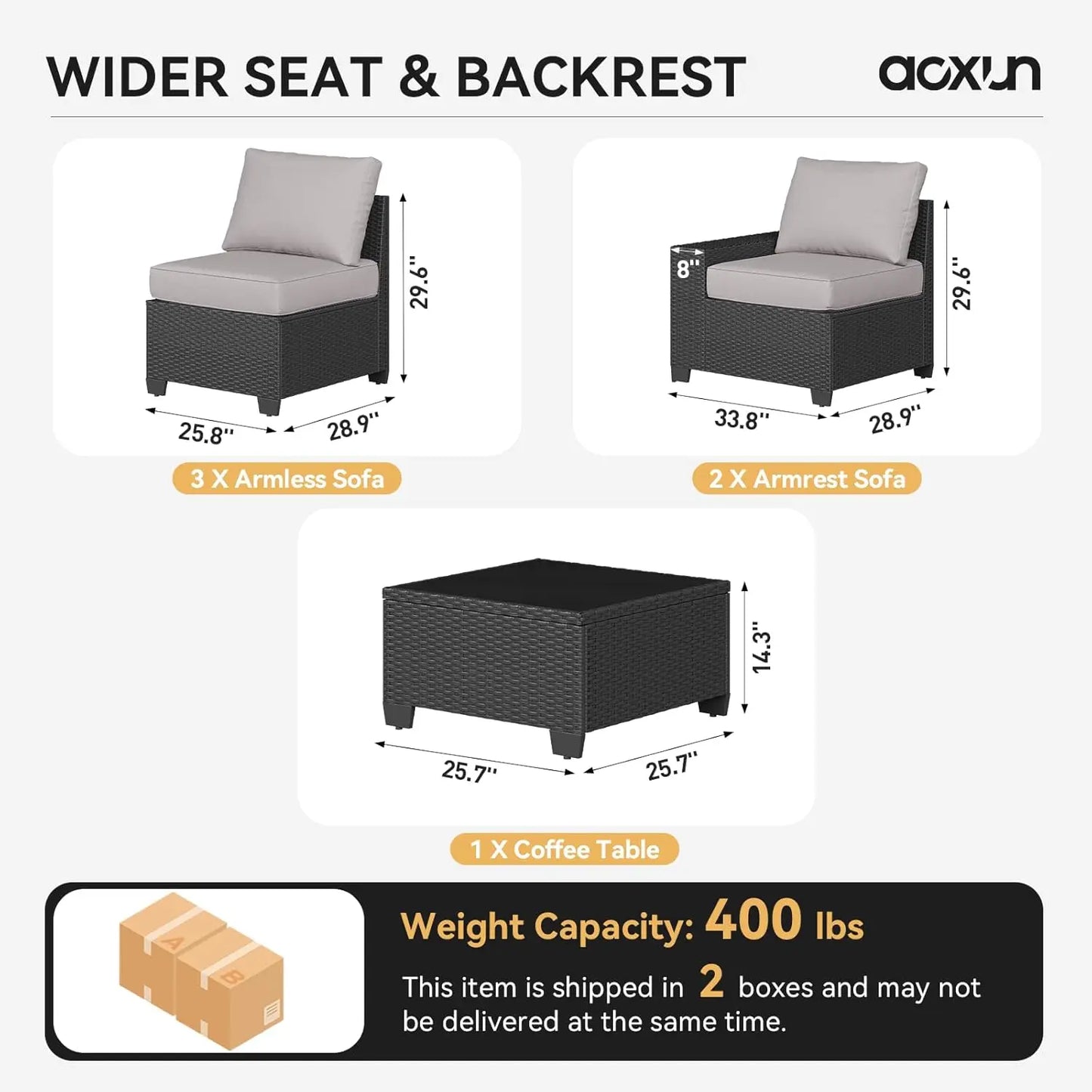 Outdoor Patio Furniture Set With Fire Pit Table Weatherproof